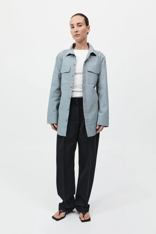 Utility Shirt Jacket - Glacier sold by St. Agni