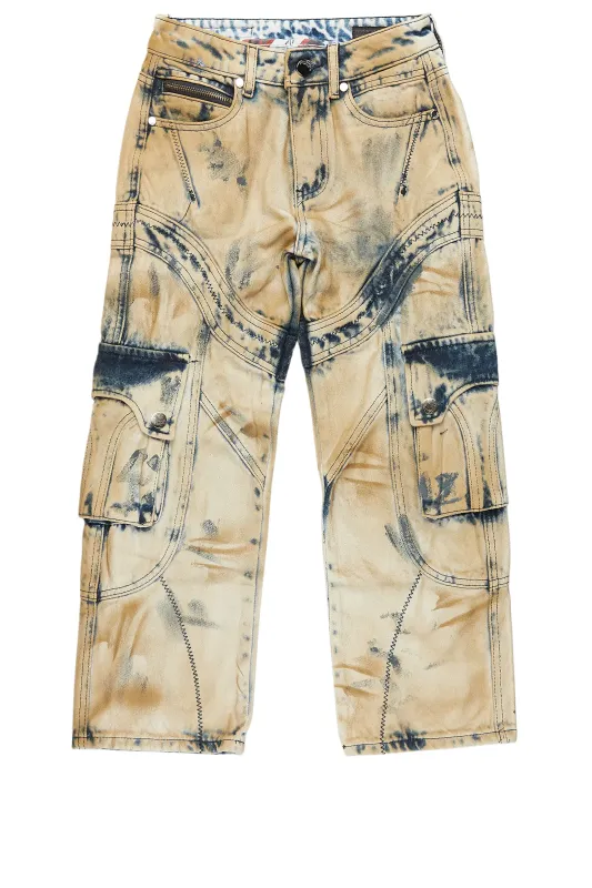 Boys Denmot Blue Baggy Fit Jean sold by Rockstar Original