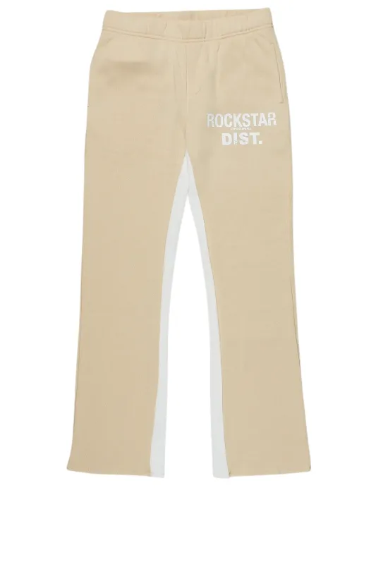 Boys Alpine Beige Baggy Fit Trackpant sold by Rockstar Original