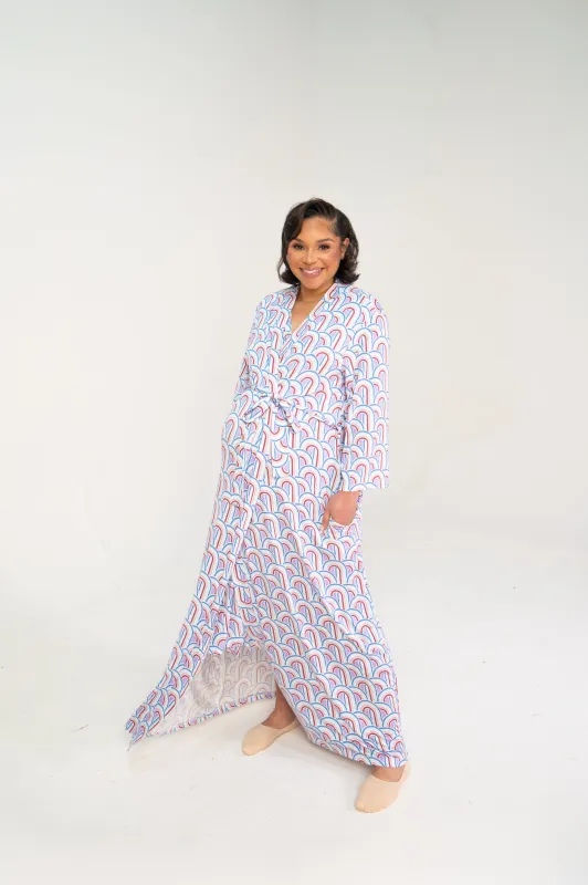 Robes in Limited Edition Rainbow sold by Lila Maternity