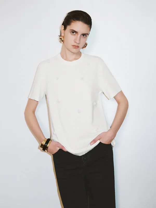 Loose Short Sleeve T-Shirts sold by Urban Revivo