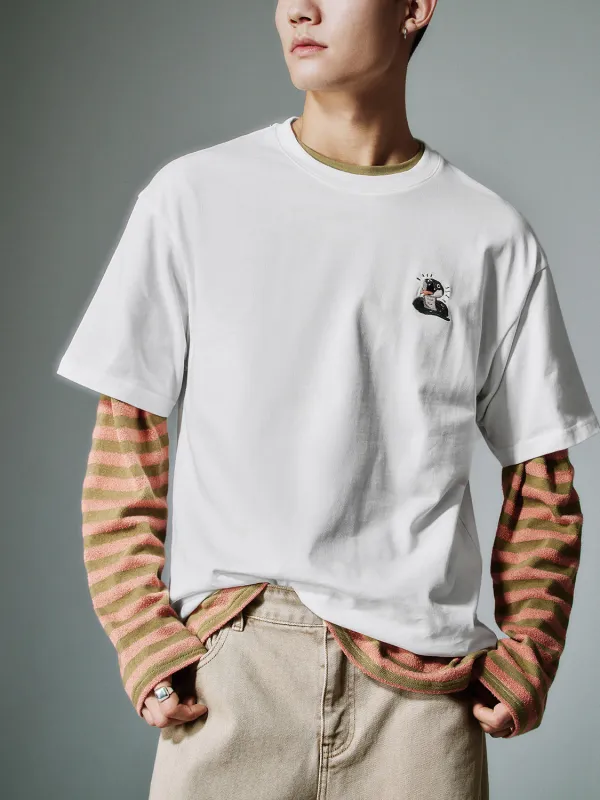 Printed Short Sleeve T-Shirts sold by Urban Revivo