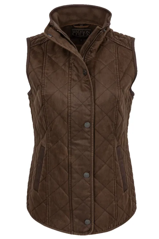 Madison Creek Women's Vista Quilted Twill Vest sold by Pinto Ranch