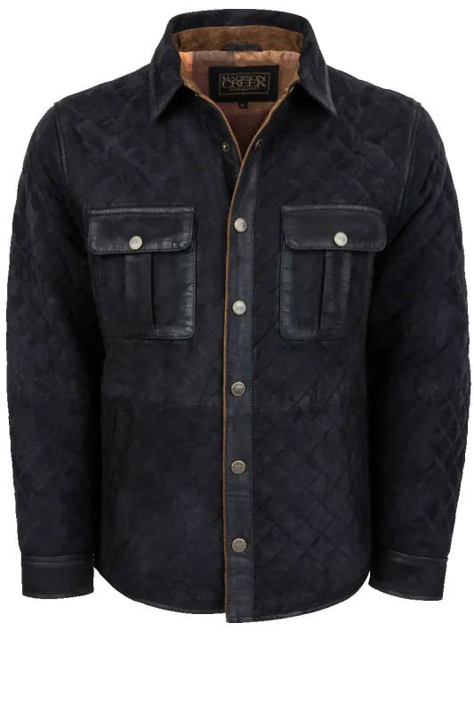 Madison Creek Franklin Waxed Goat Suede Leather Jacket sold by Pinto Ranch