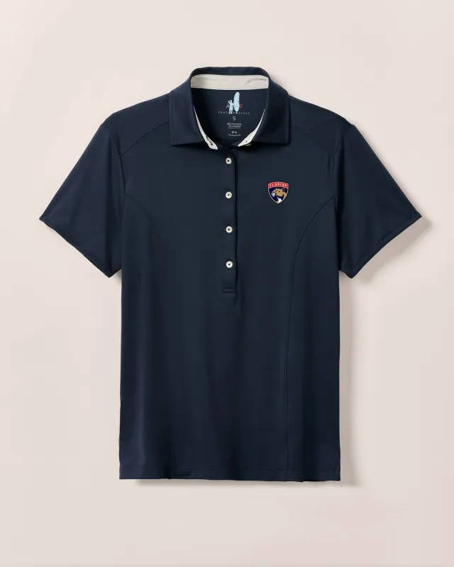 Women's Florida Panthers Angela Performance Polo sold by Johnnie-O