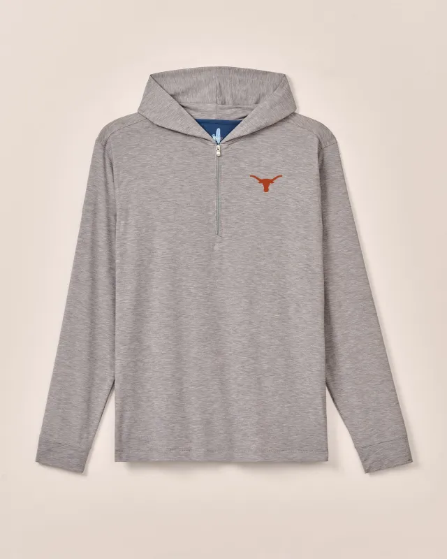 Texas Welsey Performance 1/4 Zip Hoodie sold by Johnnie-O