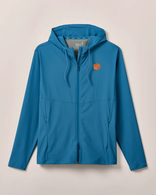 Clemson Marshal Featherweight Hooded Jacket sold by Johnnie-O