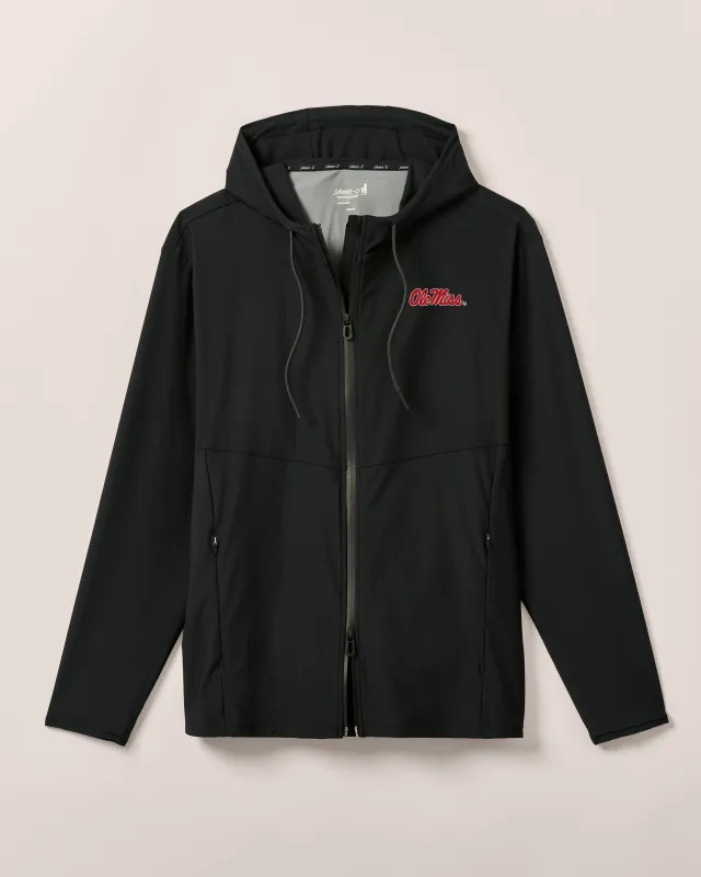 Ole Miss Marshal Featherweight Hooded Jacket sold by Johnnie-O