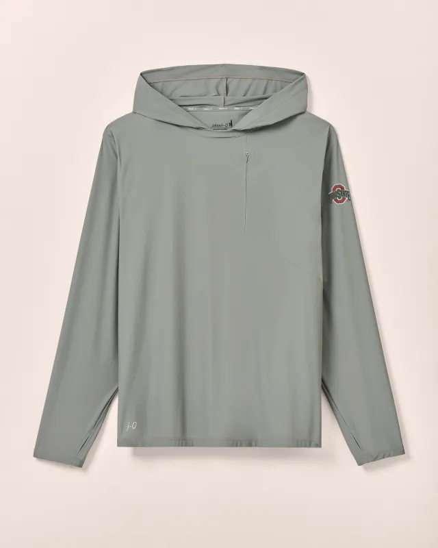 Ohio State Maxwel Performance T-Shirt Hoodie sold by Johnnie-O