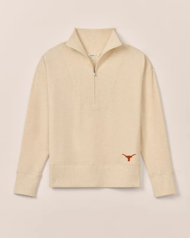 Women's Texas Taylor Drop Shoulder Cotton 1/4 Zip sold by Johnnie-O