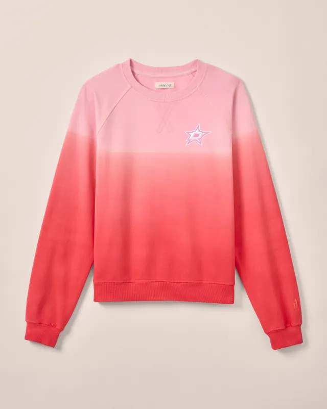 Women's Dallas Stars Sophia Lightweight Terry Crewneck Sweatshirt sold by Johnnie-O