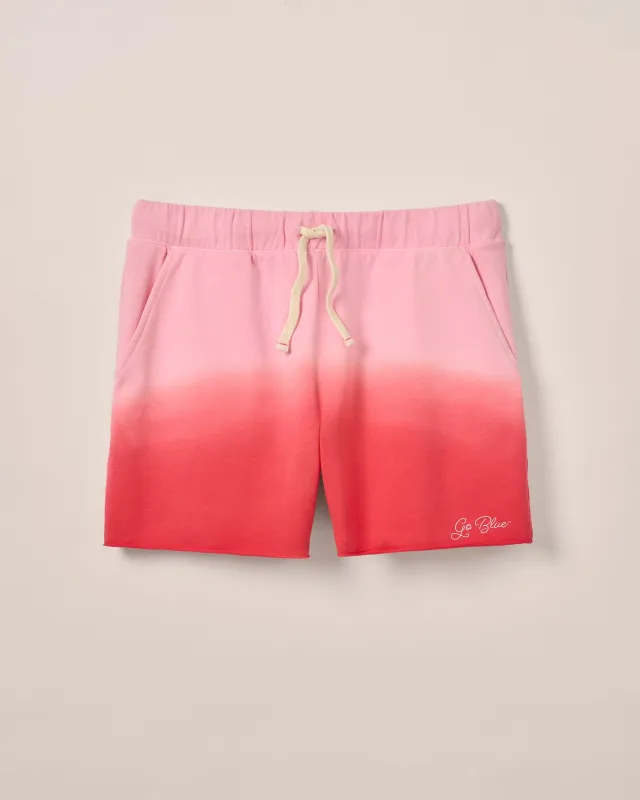 Women's Michigan Sophia Lightweight Sweatshorts - Go Blue Logo sold by Johnnie-O