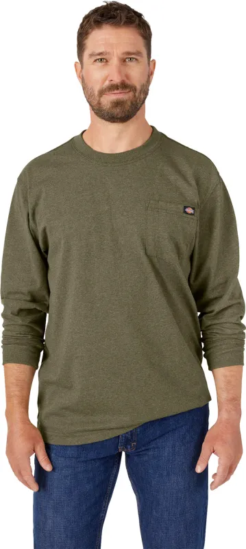 Heavyweight Heathered Long Sleeve Pocket T-Shirt - Men's|-|T-shirt épais chiné avec poche à manches longues - Homme sold by Altitude Sports