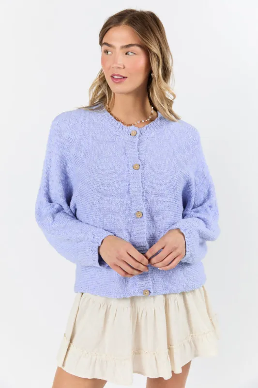 Afternoon Bliss Blue Light Weight Cardigan FINAL SALE sold by Pink Lily