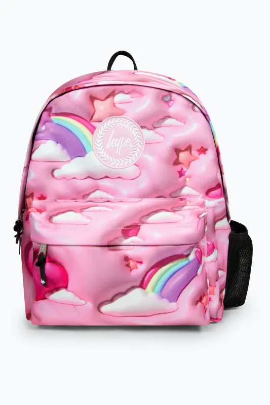 Hype Girls 3D Clouds Pink Iconic Backpack sold by DB3 Online