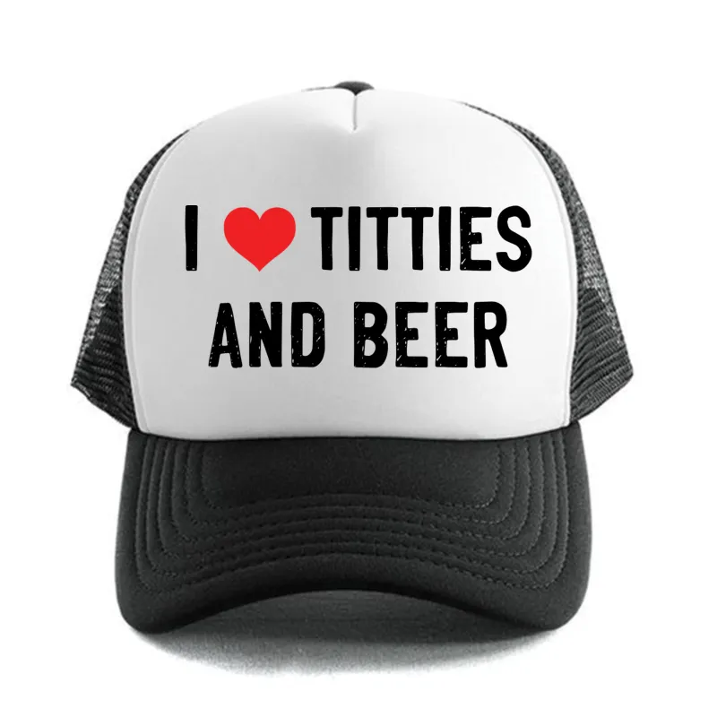 I Love Beer Trucker sold by Dr. Moose