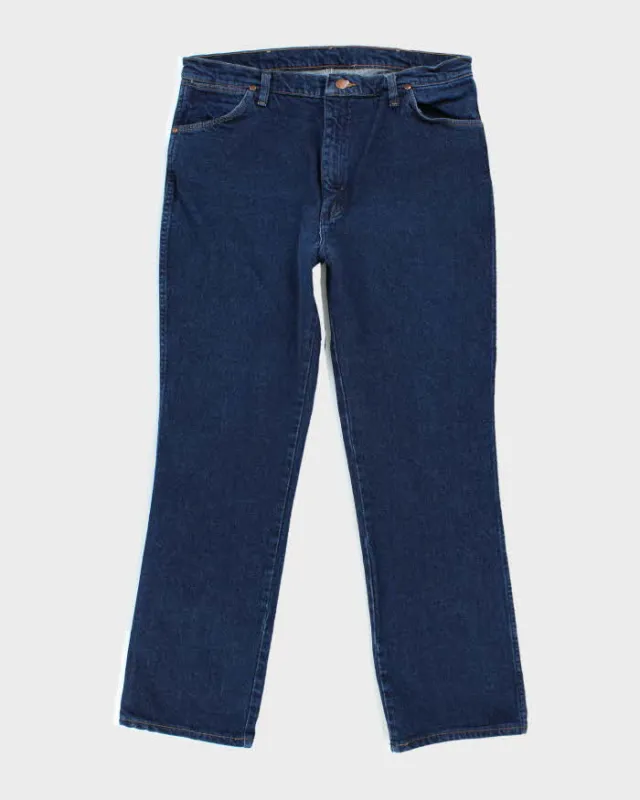 Vintage 90's Wrangler Dark Wash Relaxed Fit Jeans - W36 L30 sold by Rokit
