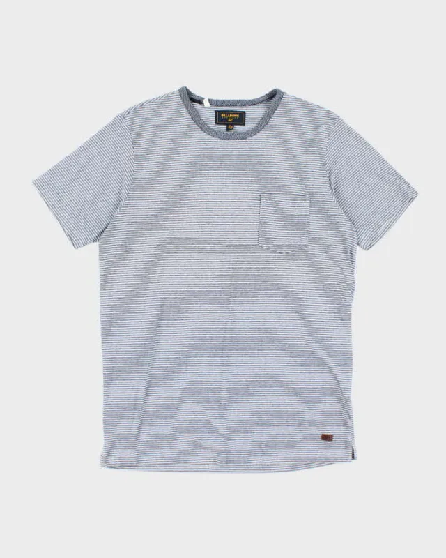 Vintage Billabong Striped Lightweight T-Shirt - XL sold by Rokit