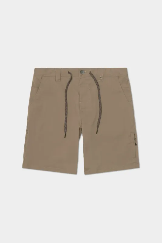 686 Everywhere Hybrid Short Relaxed Fit - Tobacco sold by Sun Diego Boardshops