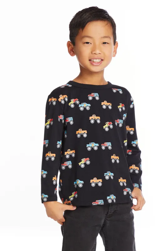 Truck Jam Boys Long Sleeve Crew Neck sold by Chaser