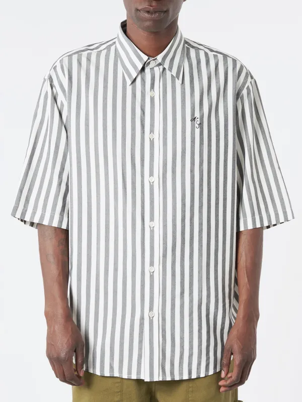 Stripe Button-Up Shirt sold by gravitypope