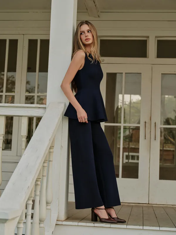 Casual Elastic Waist Sweater Pants sold by COMMENSE