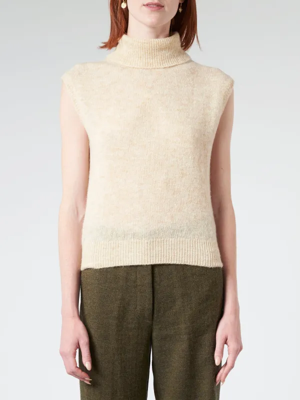Knitted Vest With High Collar sold by gravitypope