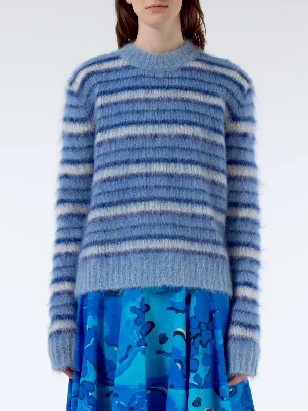 Striped Mohair And Wool Sweater sold by gravitypope