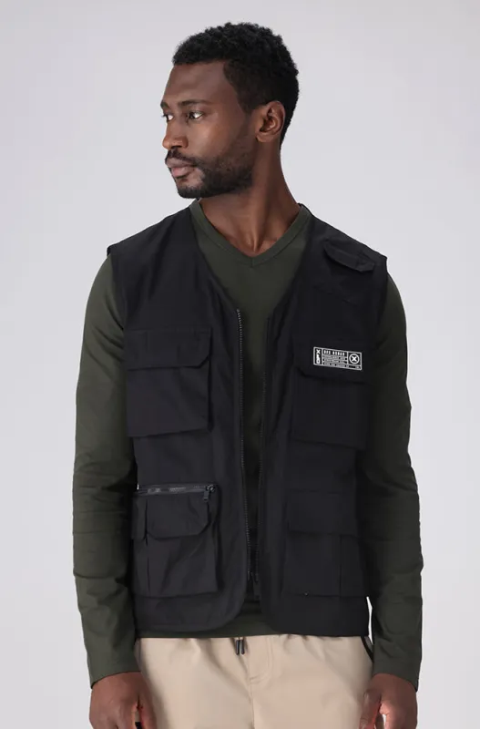 Jersey Utility Jacket _ 155587 _ Black sold by Dunns