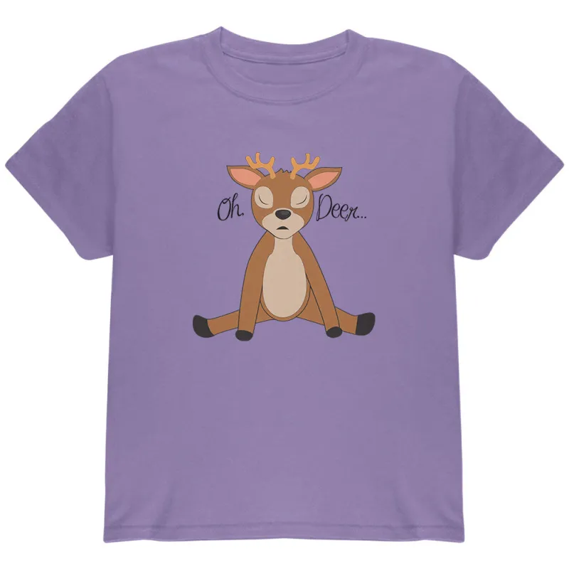 Oh Deer Funny Pun Cute Youth T Shirt sold by Old Glory