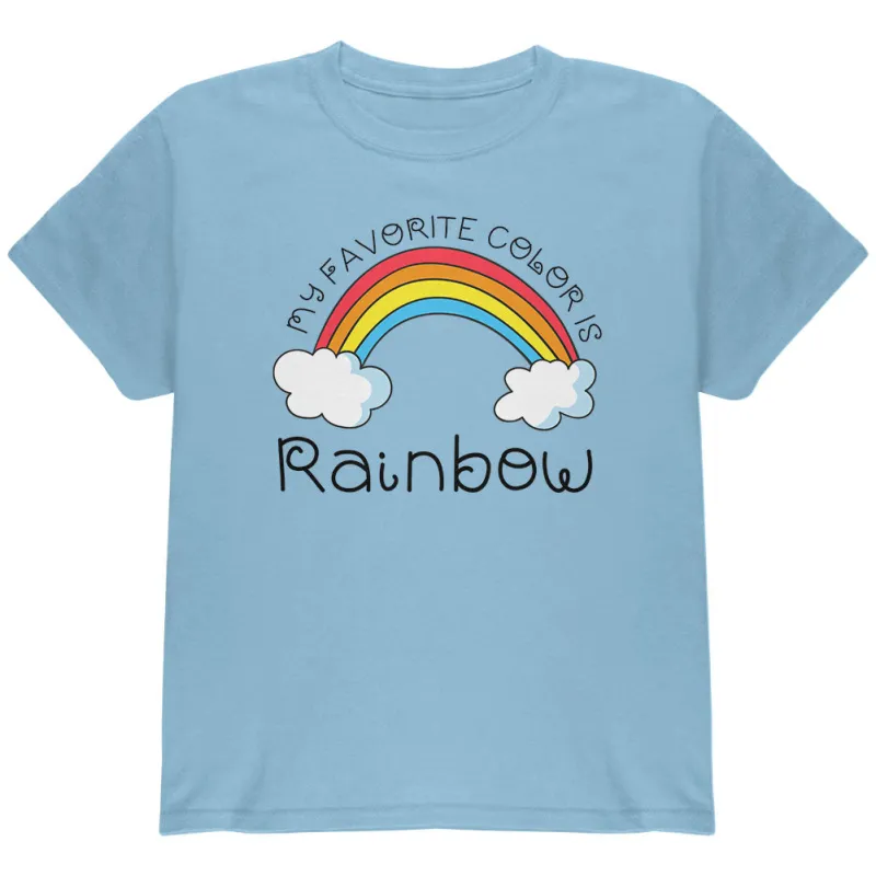 Rainbow is my Favorite Color Youth T Shirt sold by Old Glory
