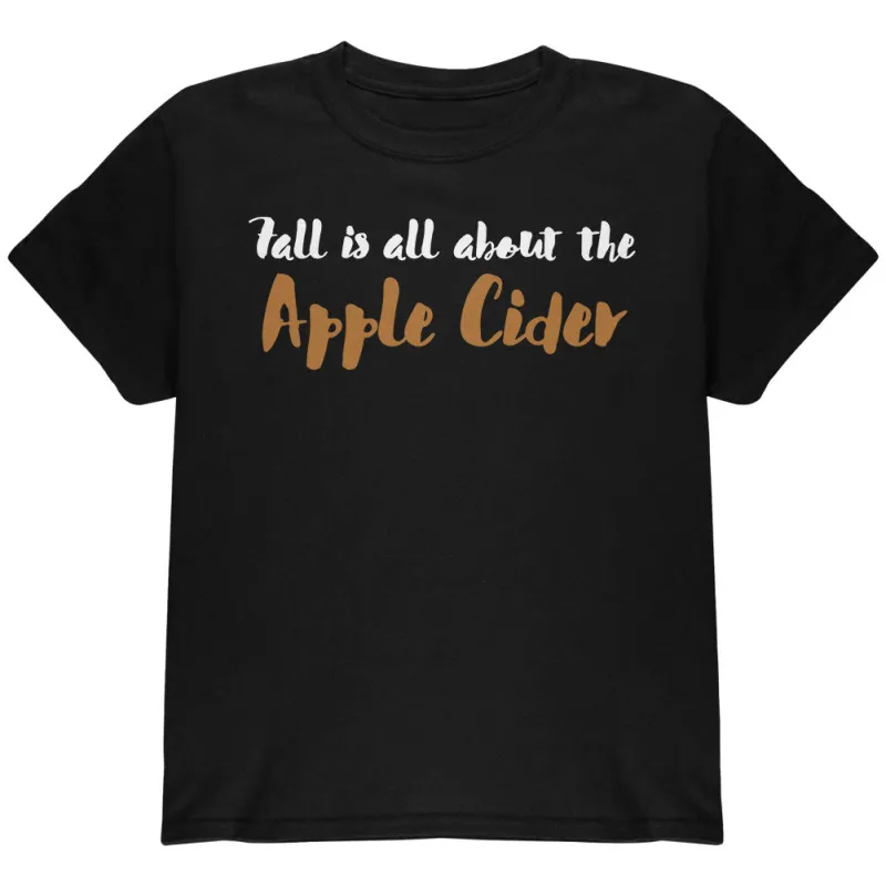 Fall is About Apple Cider Youth T Shirt sold by Old Glory