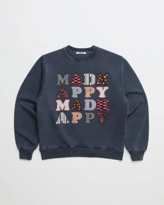 Madhappy Quiltwork Fleece Crewneck sold by Madhappy