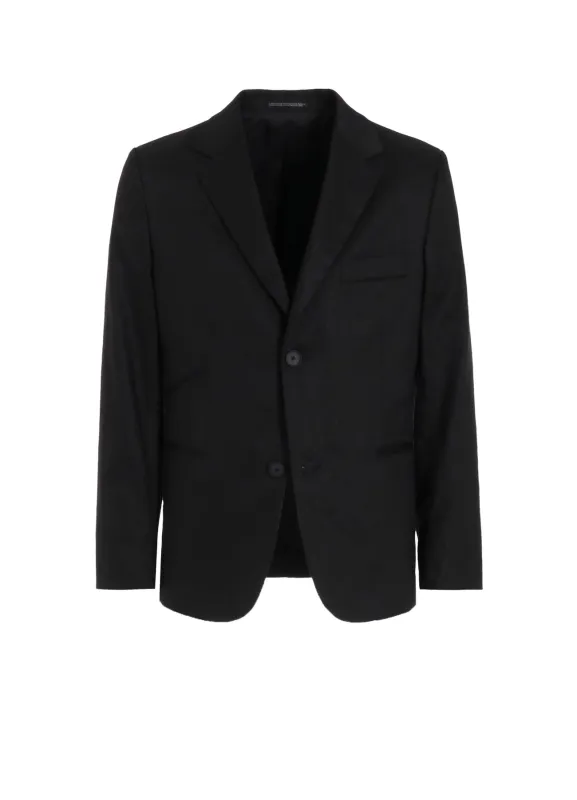 LINEN COTTON TWILL JACKET WITH 2-BUTTON sold by Yohji Yamamoto