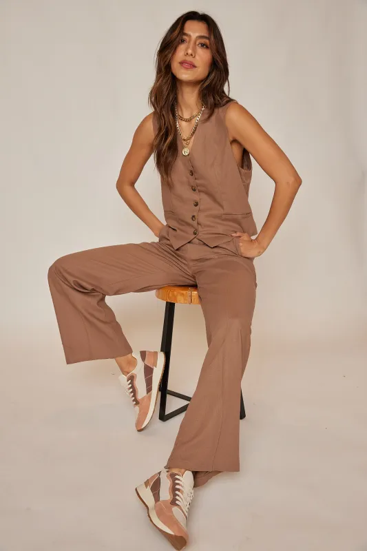 Lucy Wide Leg Pants sold by fab'rik