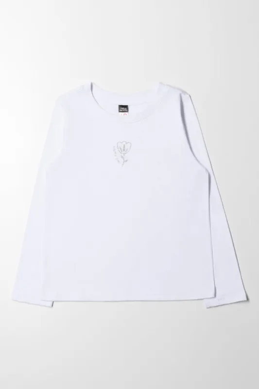 Long Sleeve T-Shirt White sold by Ackermas
