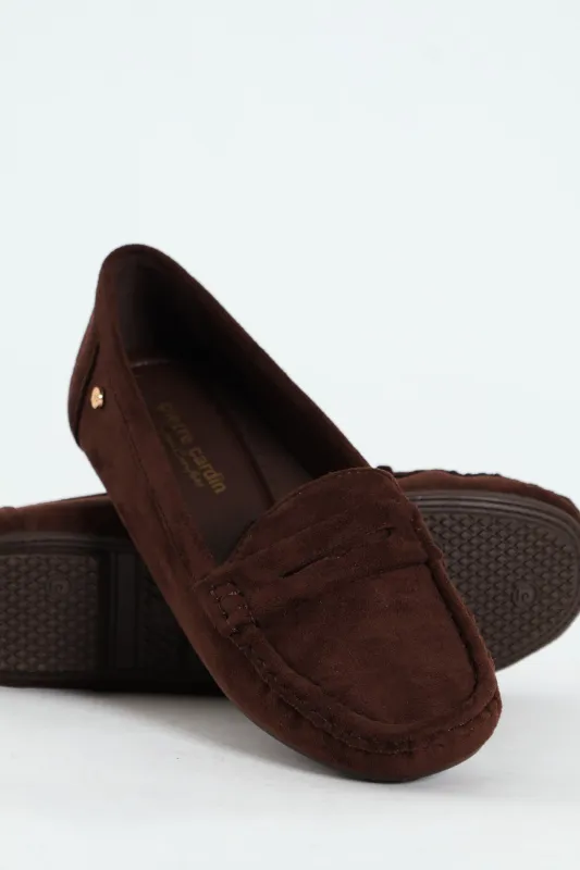 Prost 13 Suede Penny Mocassin Loafer - Brown sold by Edgars