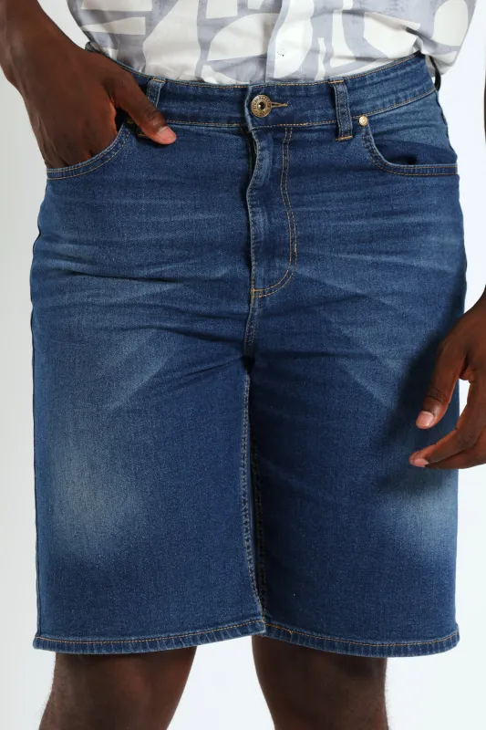 5 Pocket Denim Short - Light Wash sold by Edgars 