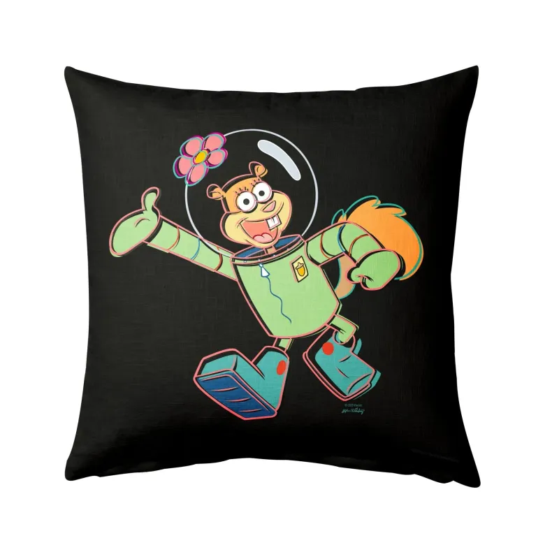 SpongeBob SquarePants Sandy Howdy Throw Pillow - 16" x 16" sold by MTV