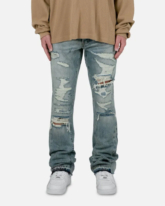 MNML B469 Flare Denim Jeans Blue sold by Culture Kings