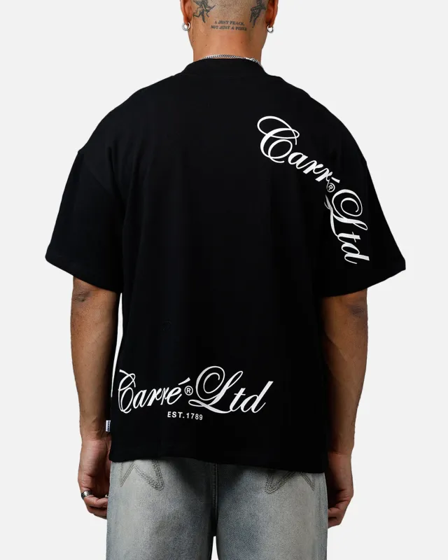 Carre Side Script Oversized T-Shirt Black/White sold by Culture Kings