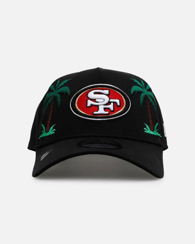 New Era San Francisco 49ers 'Palm Trees' 9FORTY A-Frame Snapback Official Team Color sold by Culture Kings