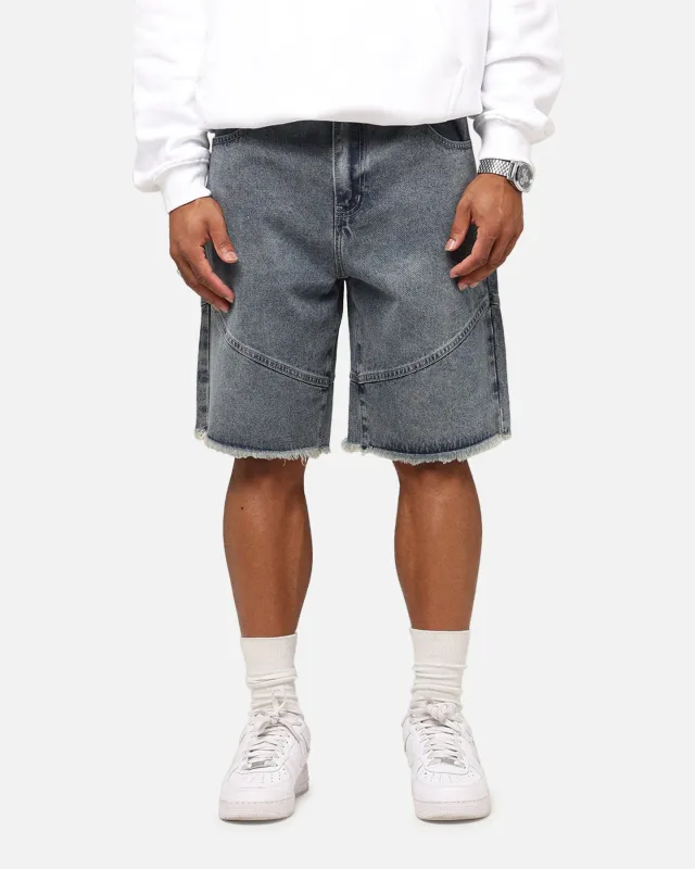 Saint Morta Armoury Baggy Denim Shorts Dirty Denim sold by Culture Kings