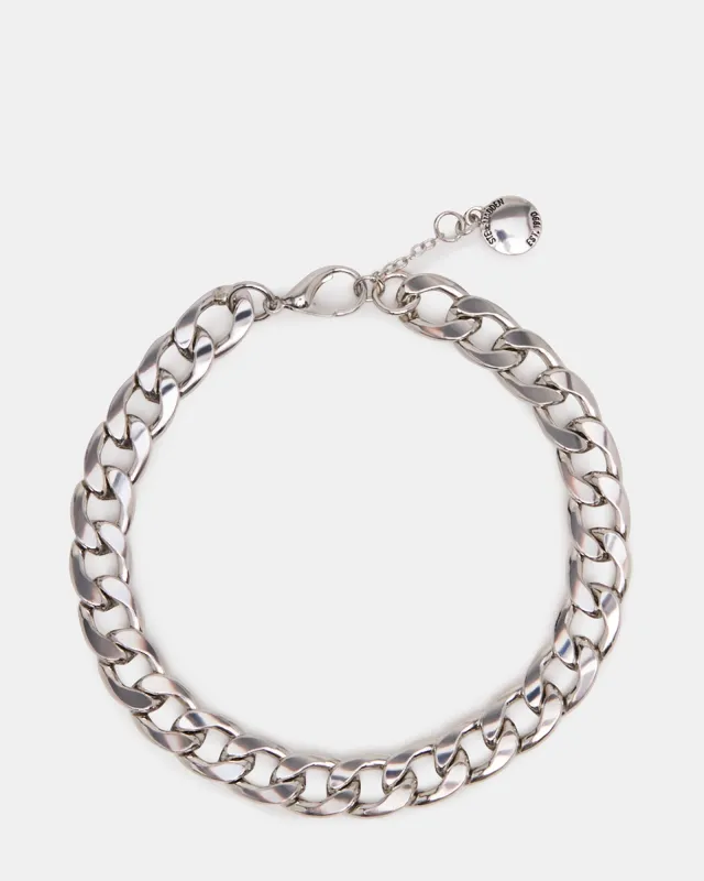 LINK CHAIN ANKLET SILVER sold by Steve Madden