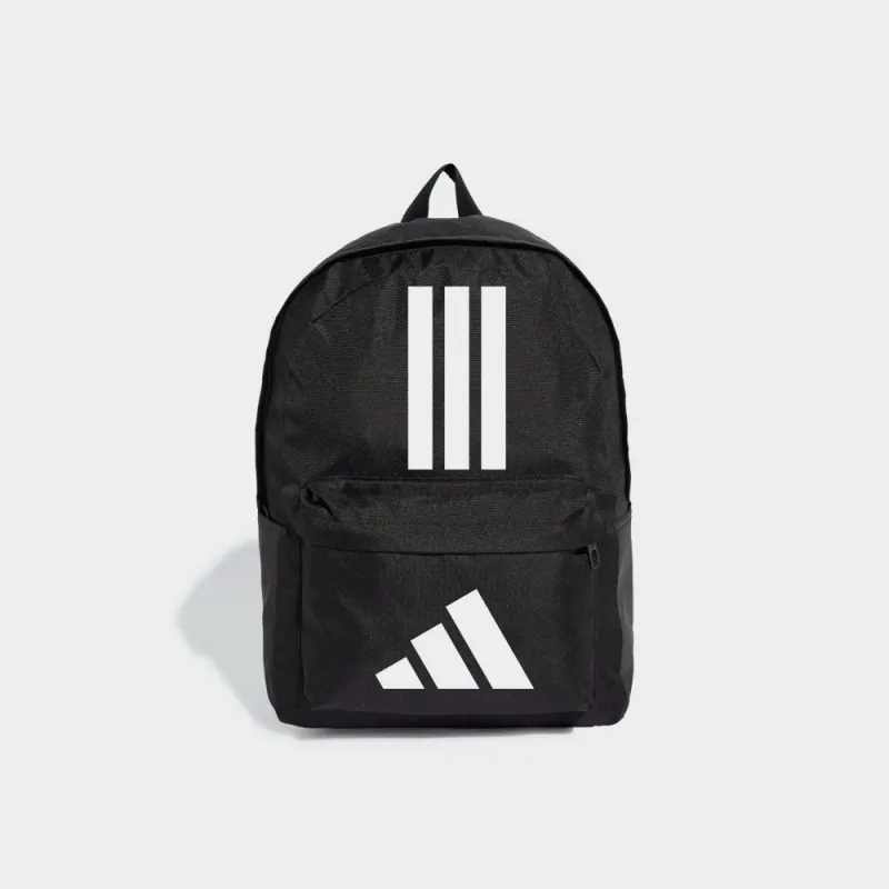 Adidas Unisex Classic Back-To-School 3-Stripes Backpack Black/White _ 183156 _ Black sold by Tekkie Town