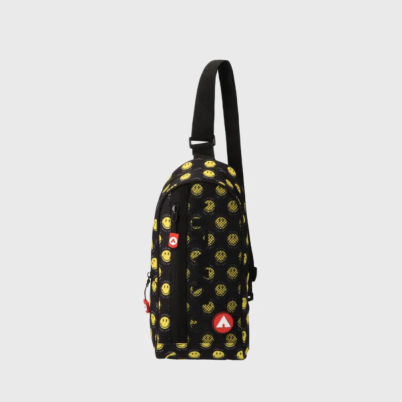 Airwalk Unisex AOP Crossbody Bag Black/Yellow _ 182324 _ Black sold by Tekkie Town