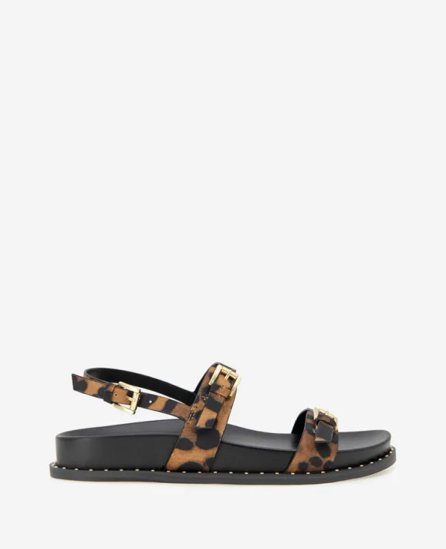 Drinity Leopard Print Band Buckle Sandal sold by Kenneth Cole