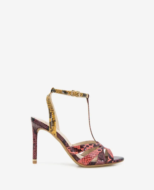 Liona Multi Color Snake Print Heel sold by Kenneth Cole