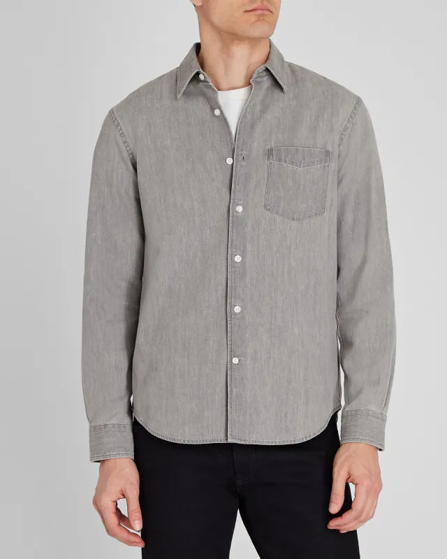 Long-Sleeve Denim Shirt sold by Club Monaco