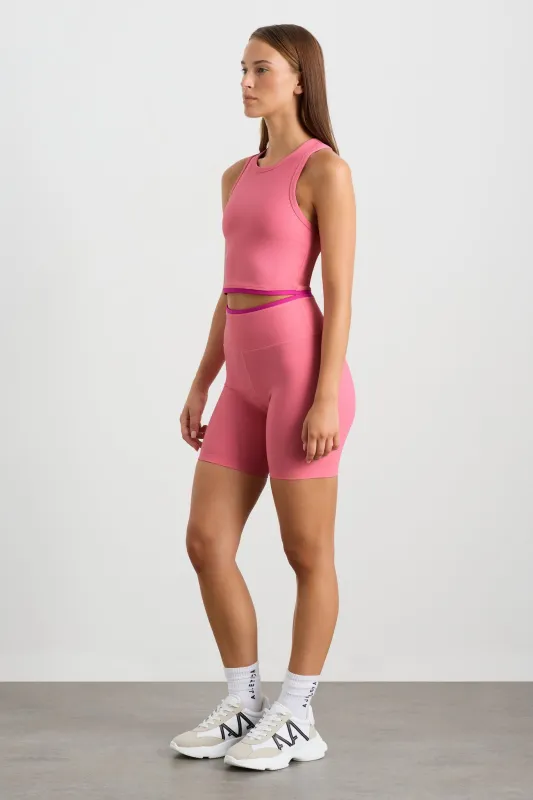 Ribbed Mid Length Bike Short 601 sold by Aje